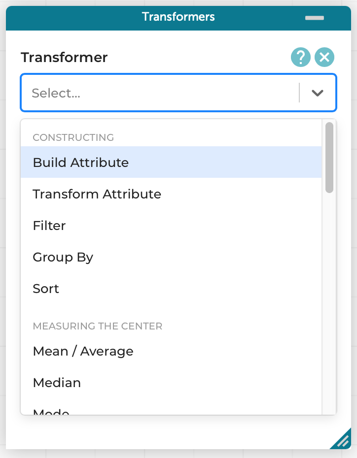 Transformers pane.